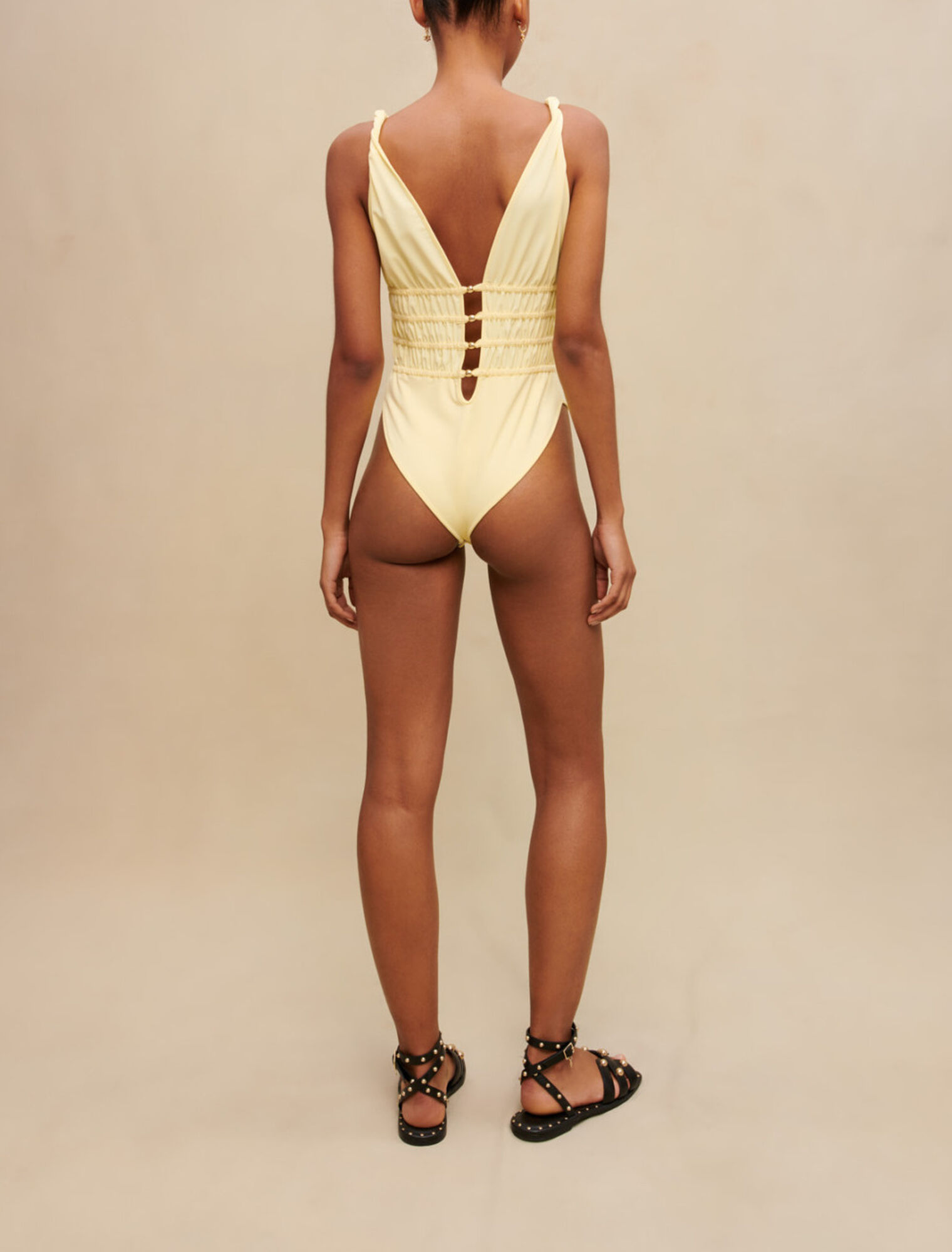 Openwork bodysuit