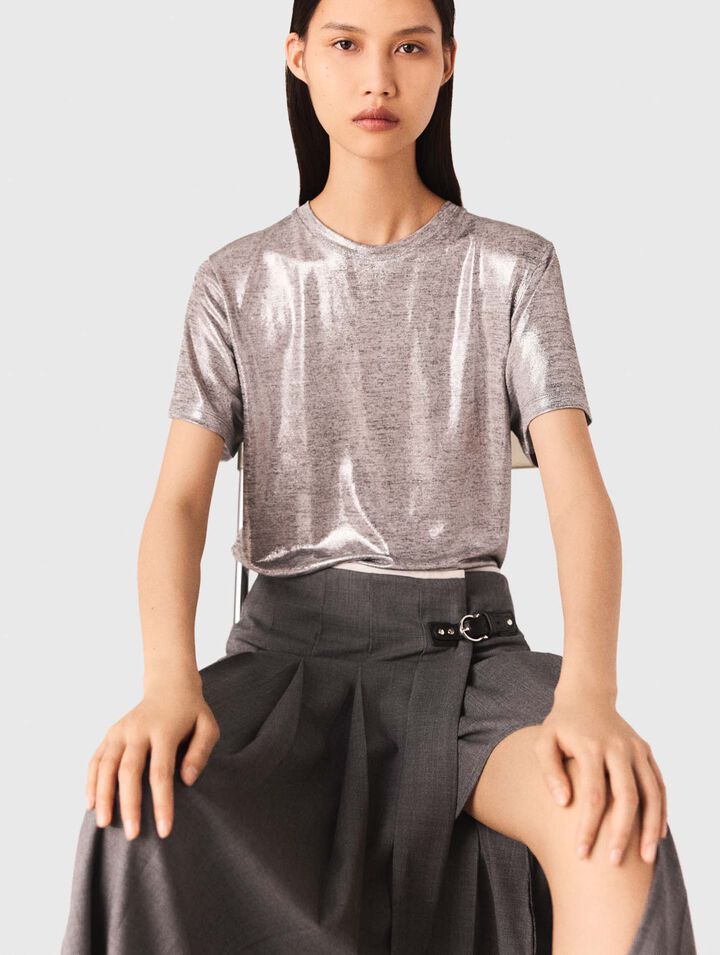 Tee-shirt lamé
