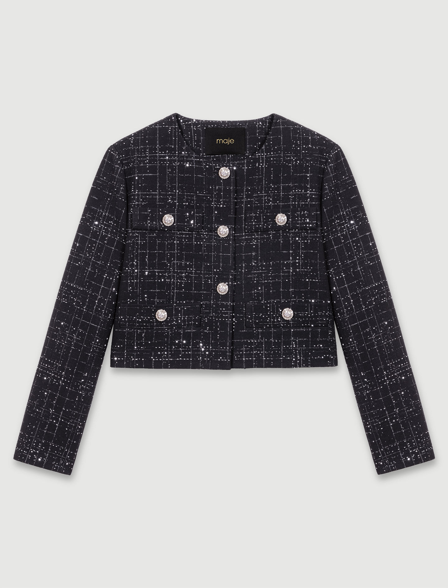 Short tweed jacket - Blazers | Maje