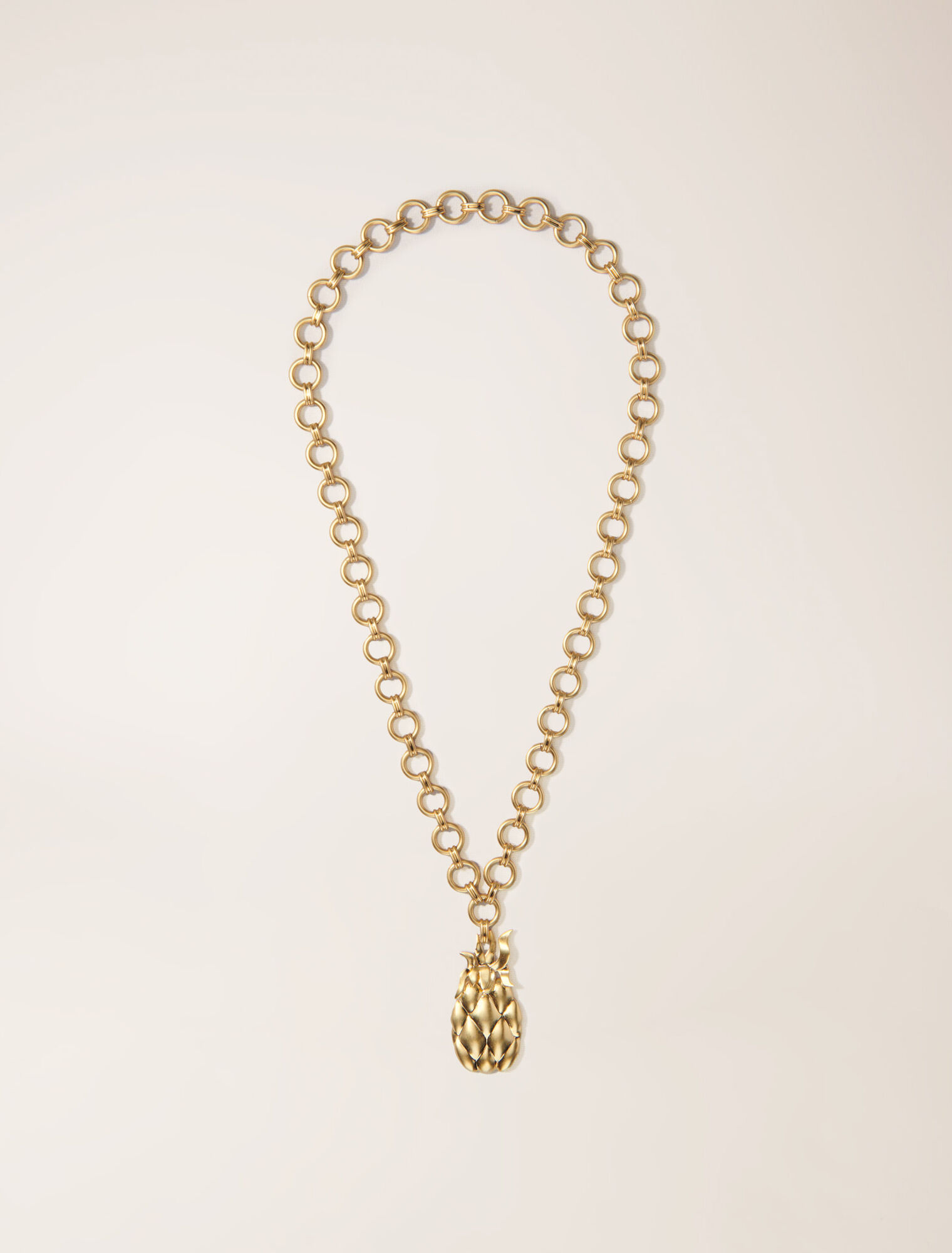 Pineapple long necklace