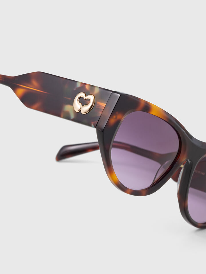 Lunettes r&eacute;tro en ac&eacute;tate