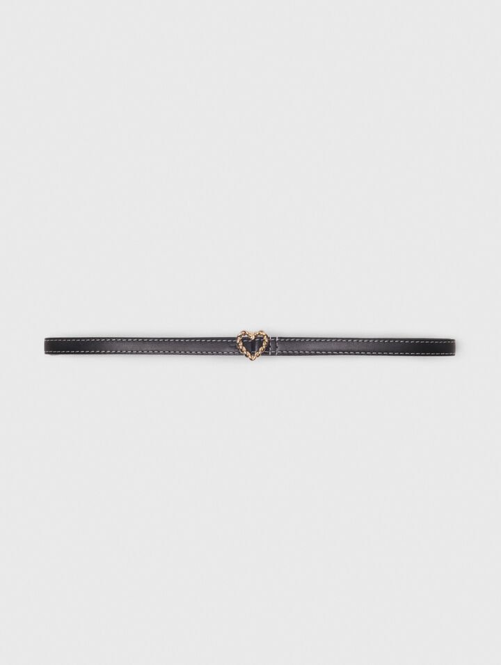 Slim heart belt