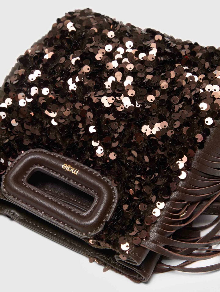 Sac M mini à sequins