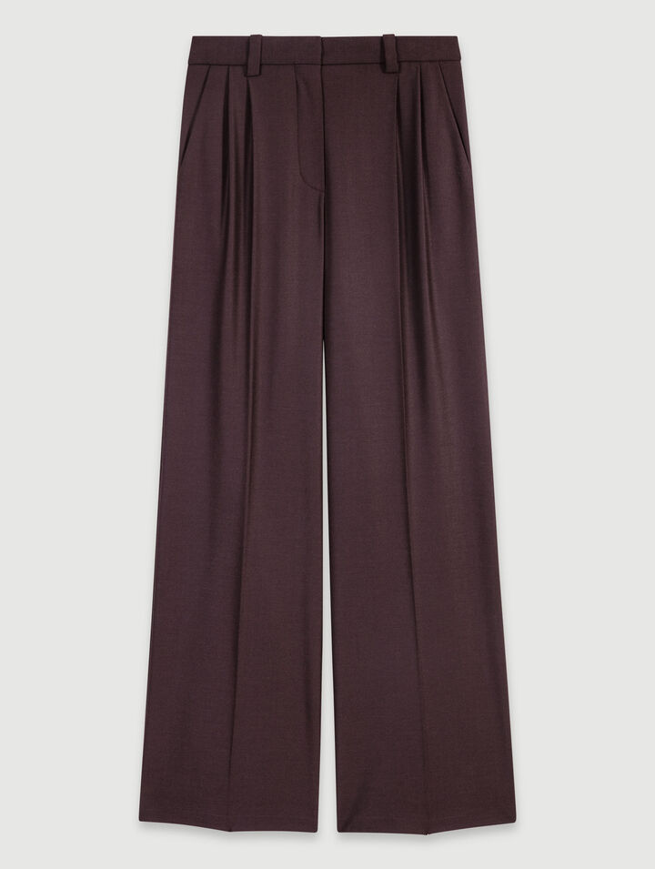 Pantalon de tailleur large