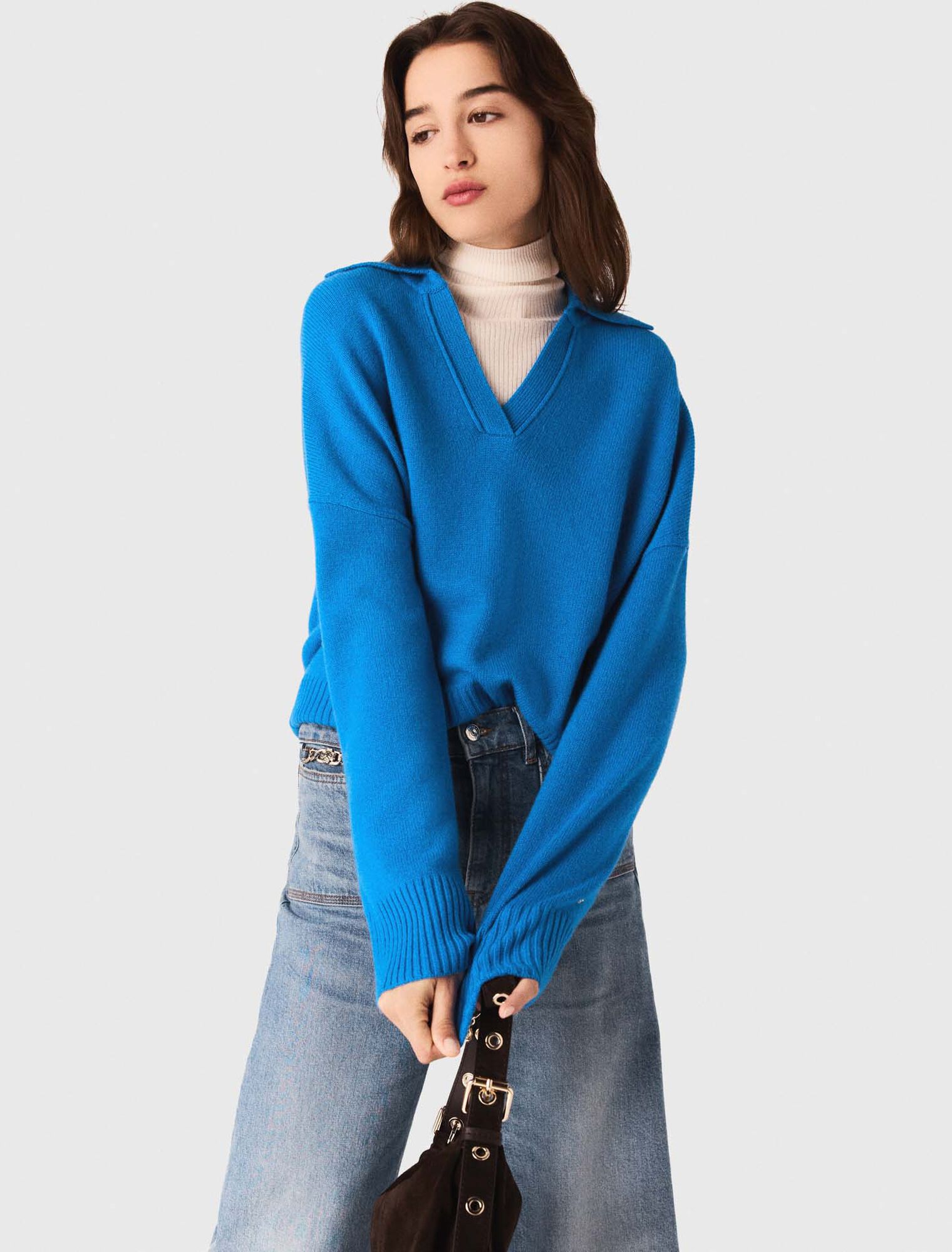 Pull en laine mélangée