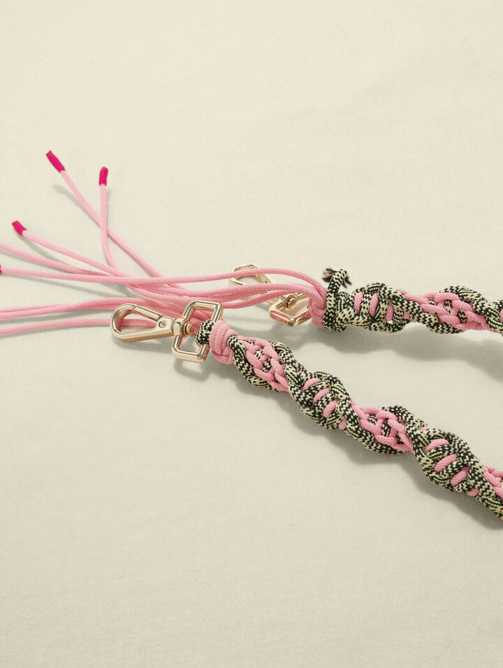 Braided shoulder strap