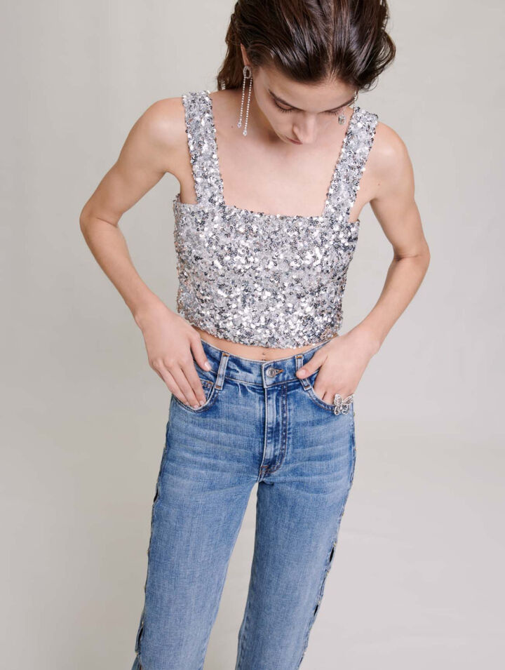 Top à sequins