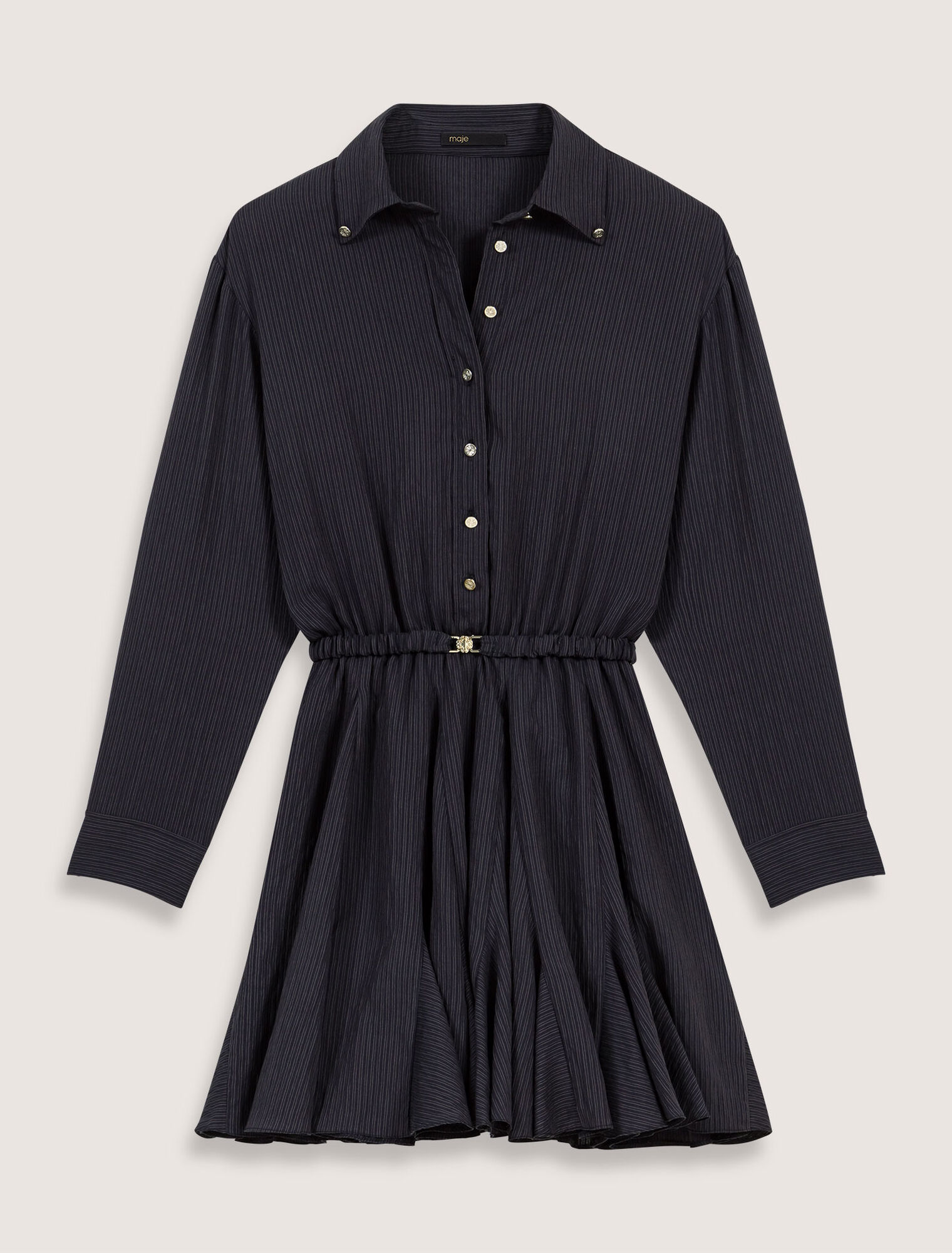 Robe courte en crêpe