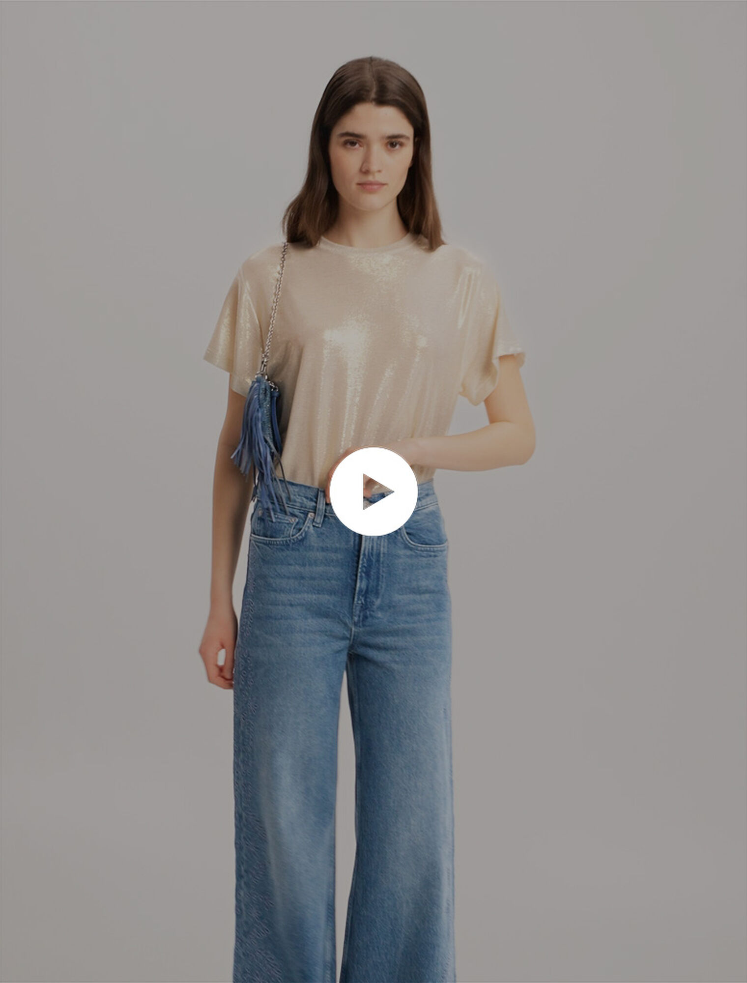 Tee-shirt lamé