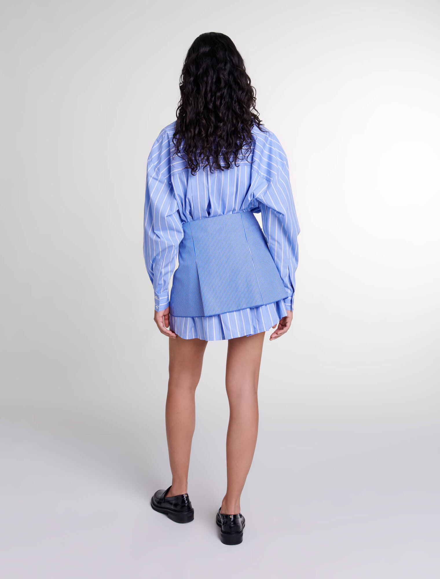 Robe 2-en-1 &agrave; rayures