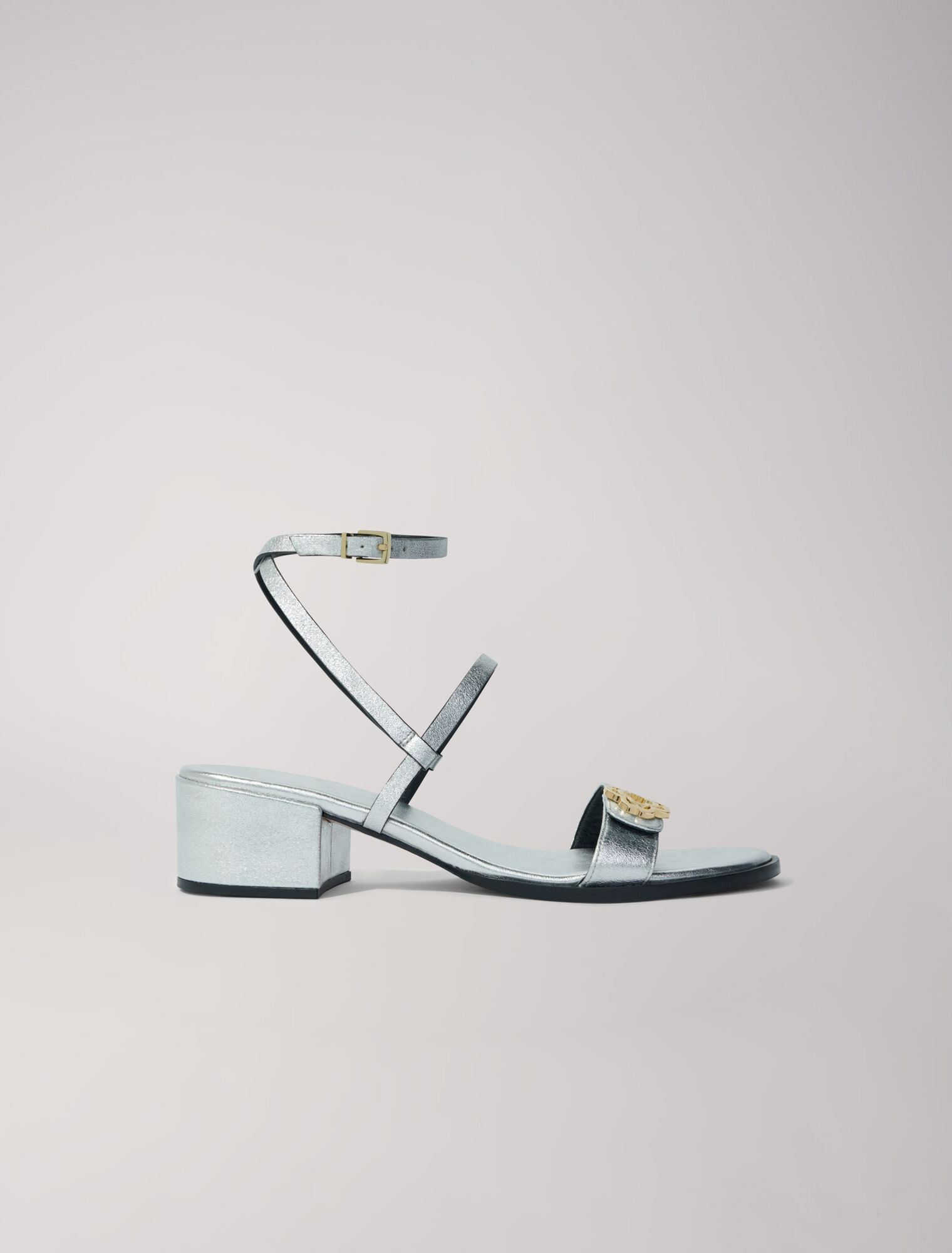 Sandales à brides en cuir