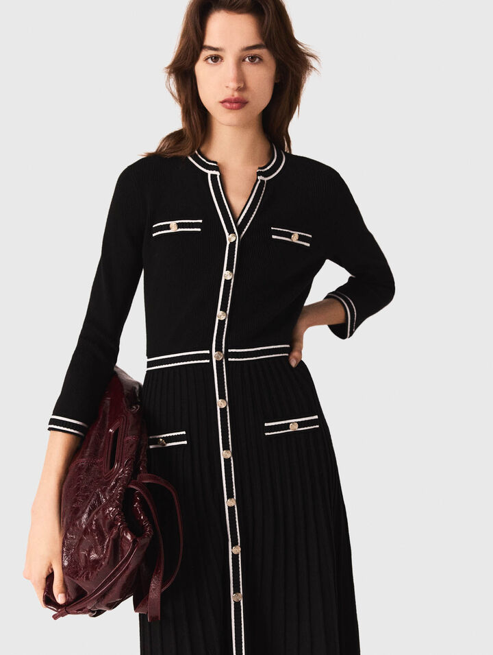 Knit midi dress