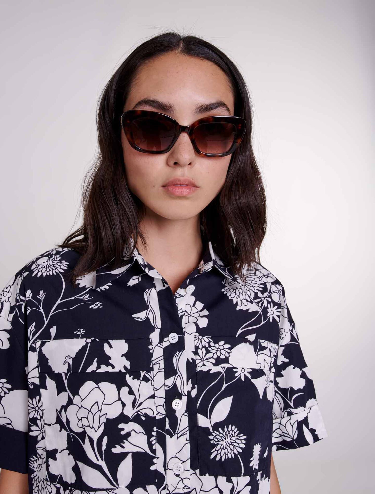 Lunettes cat eye en acétate