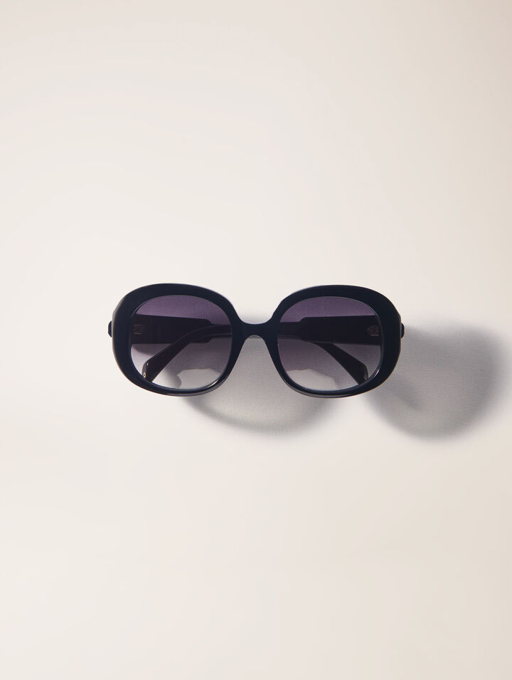 Lunettes rondes en acétate