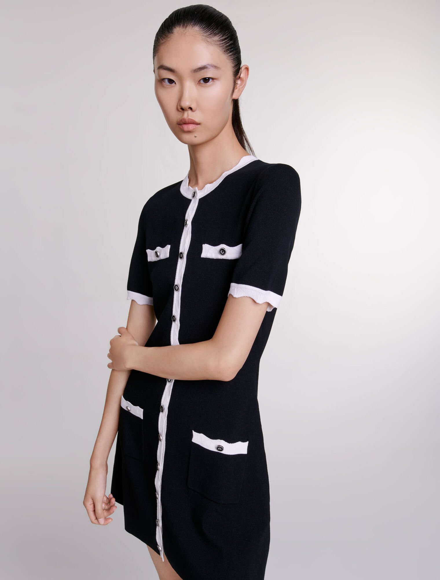 Short knit dress