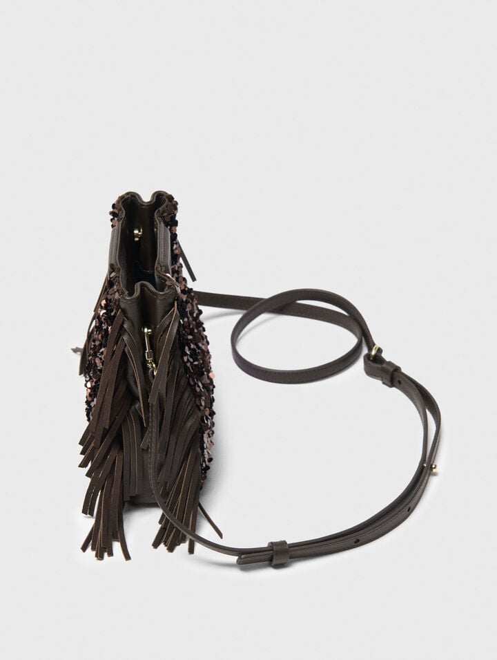 Sac M mini à sequins