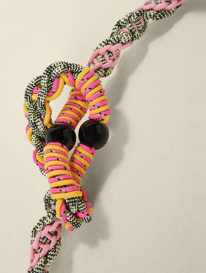 Braided shoulder strap