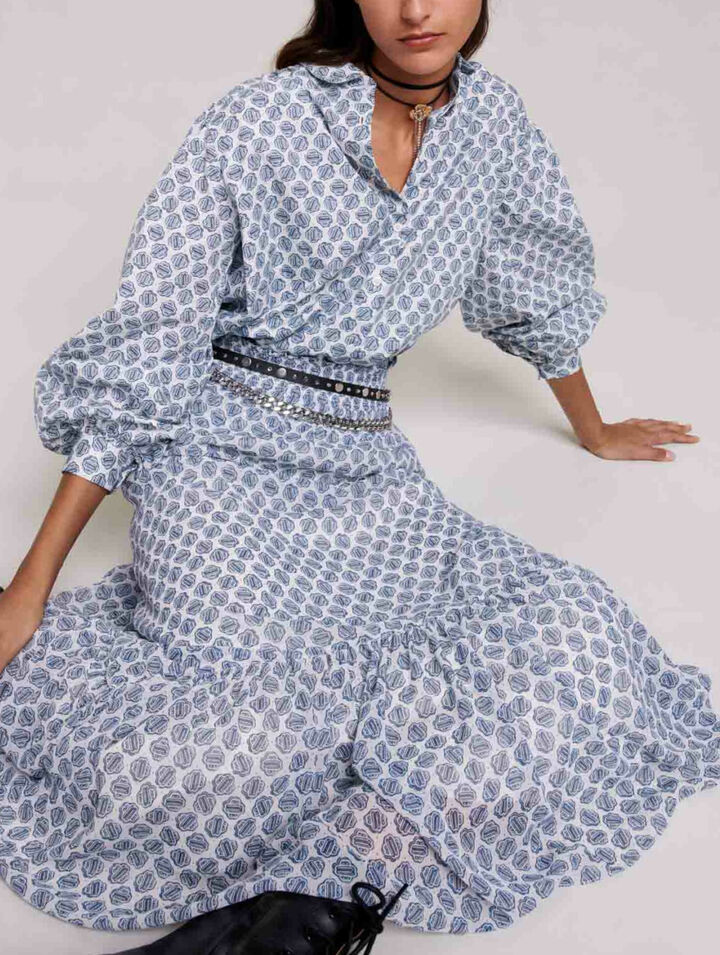 Jupe longue asymétrique