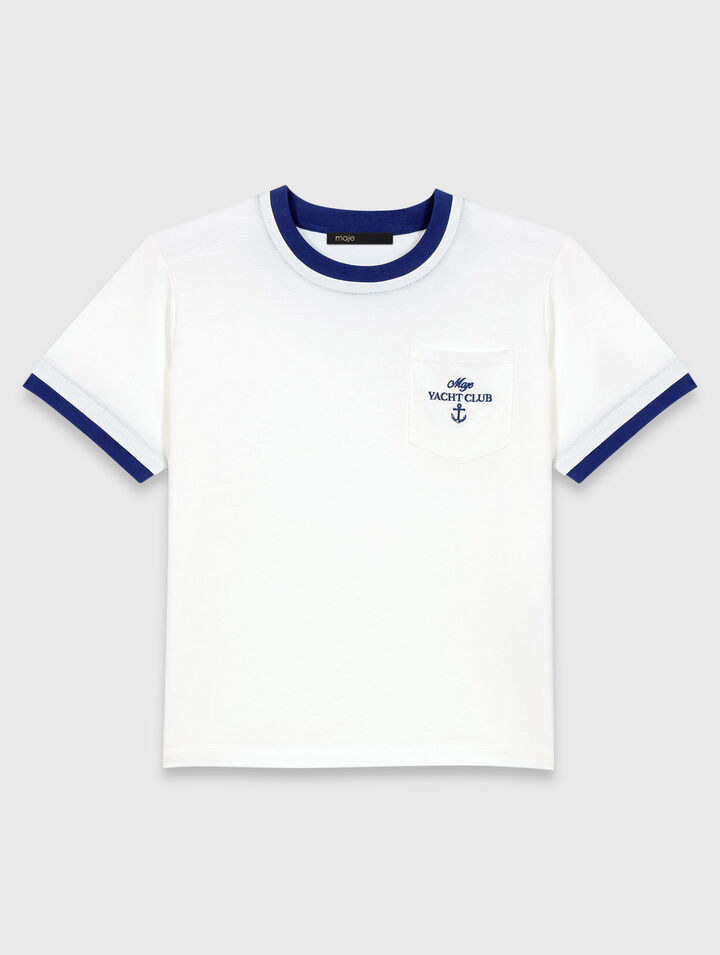 Tee shirt effet superpos&eacute;