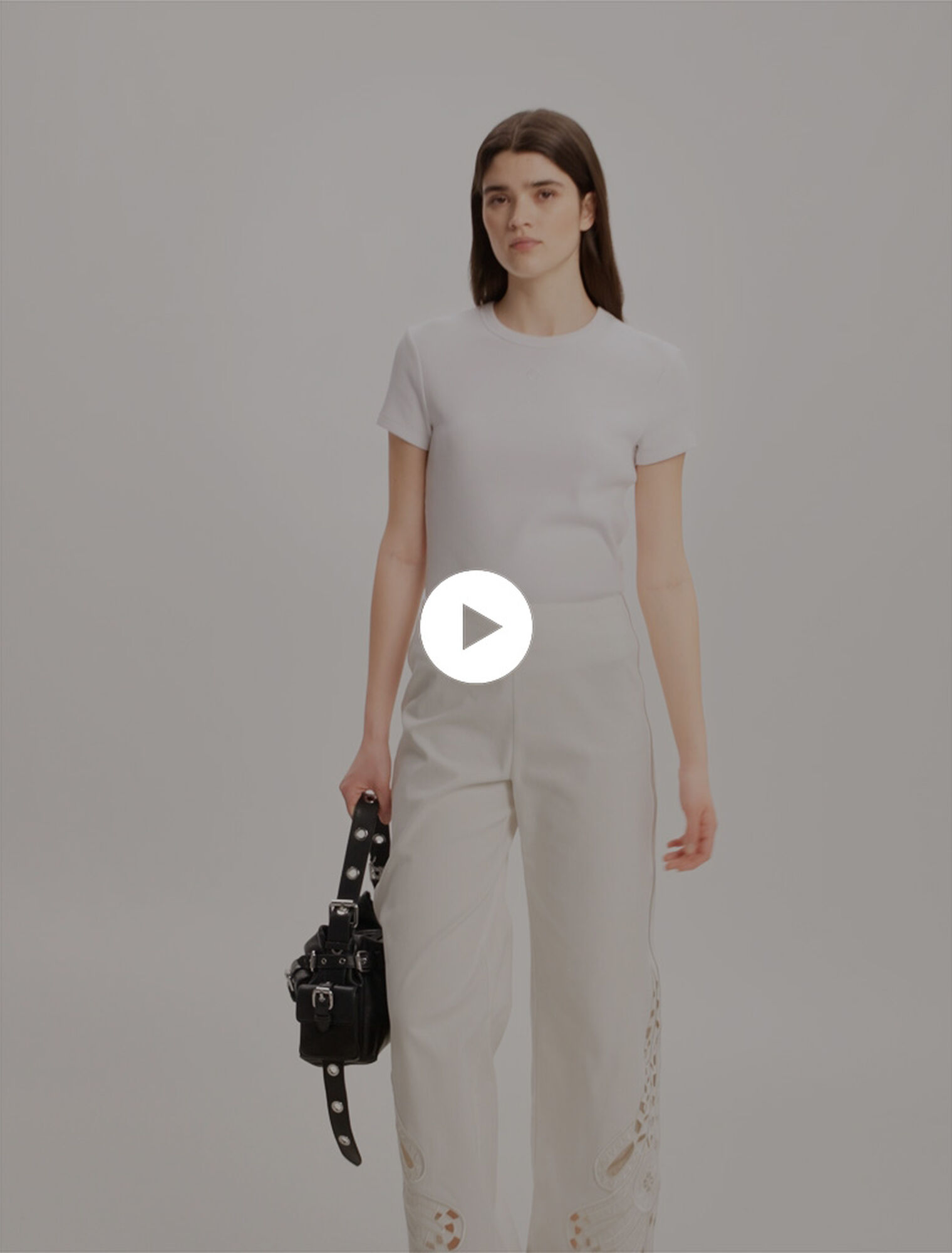 Pantalon brodé