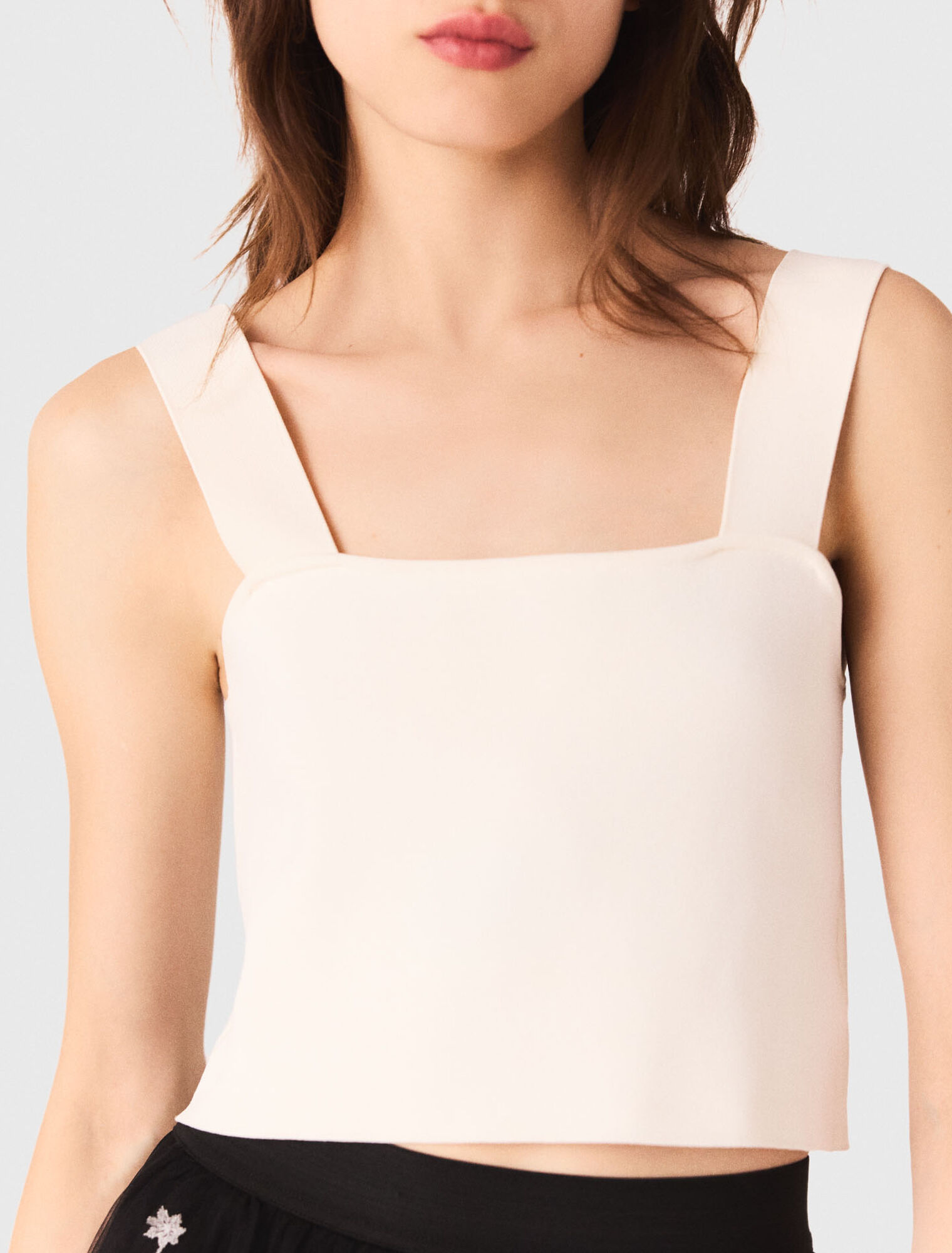 Crop top en maille