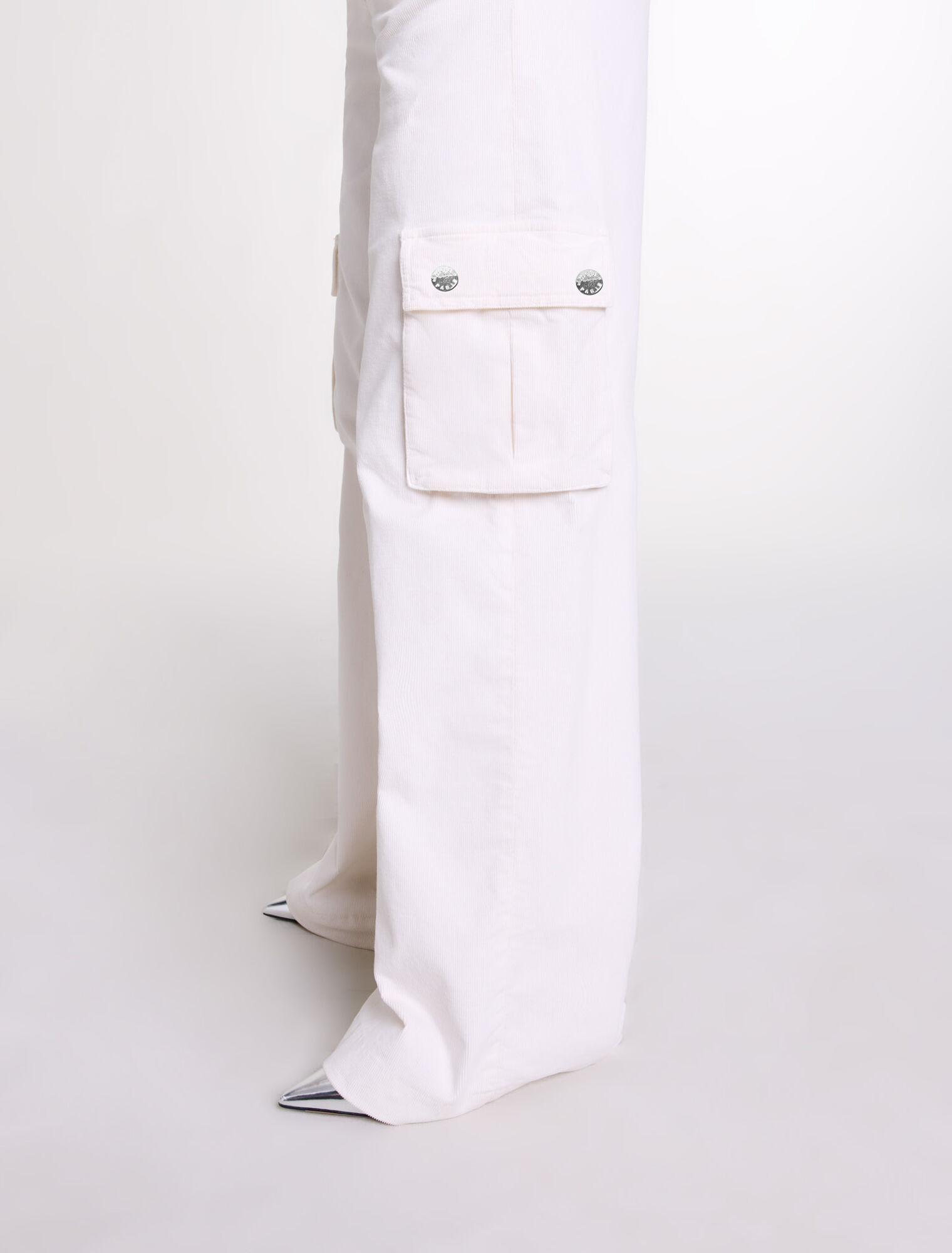 Pantalon cargo en velours