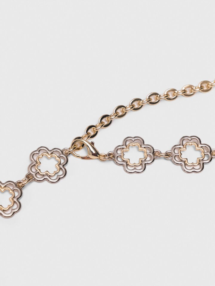Ceinture chaine Clover bicolore