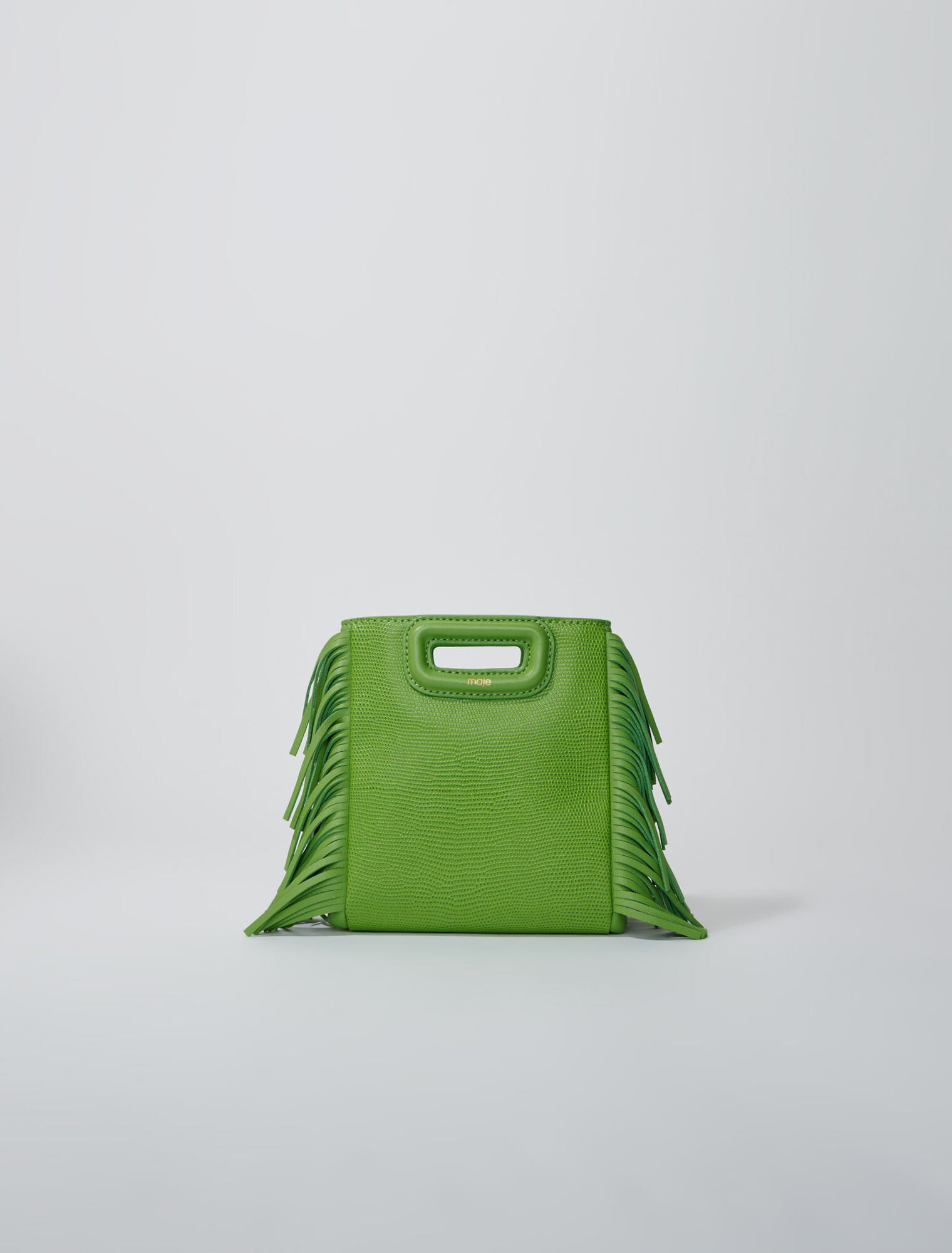 Lizard-effect leather