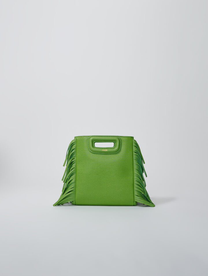 Lizard-effect leather