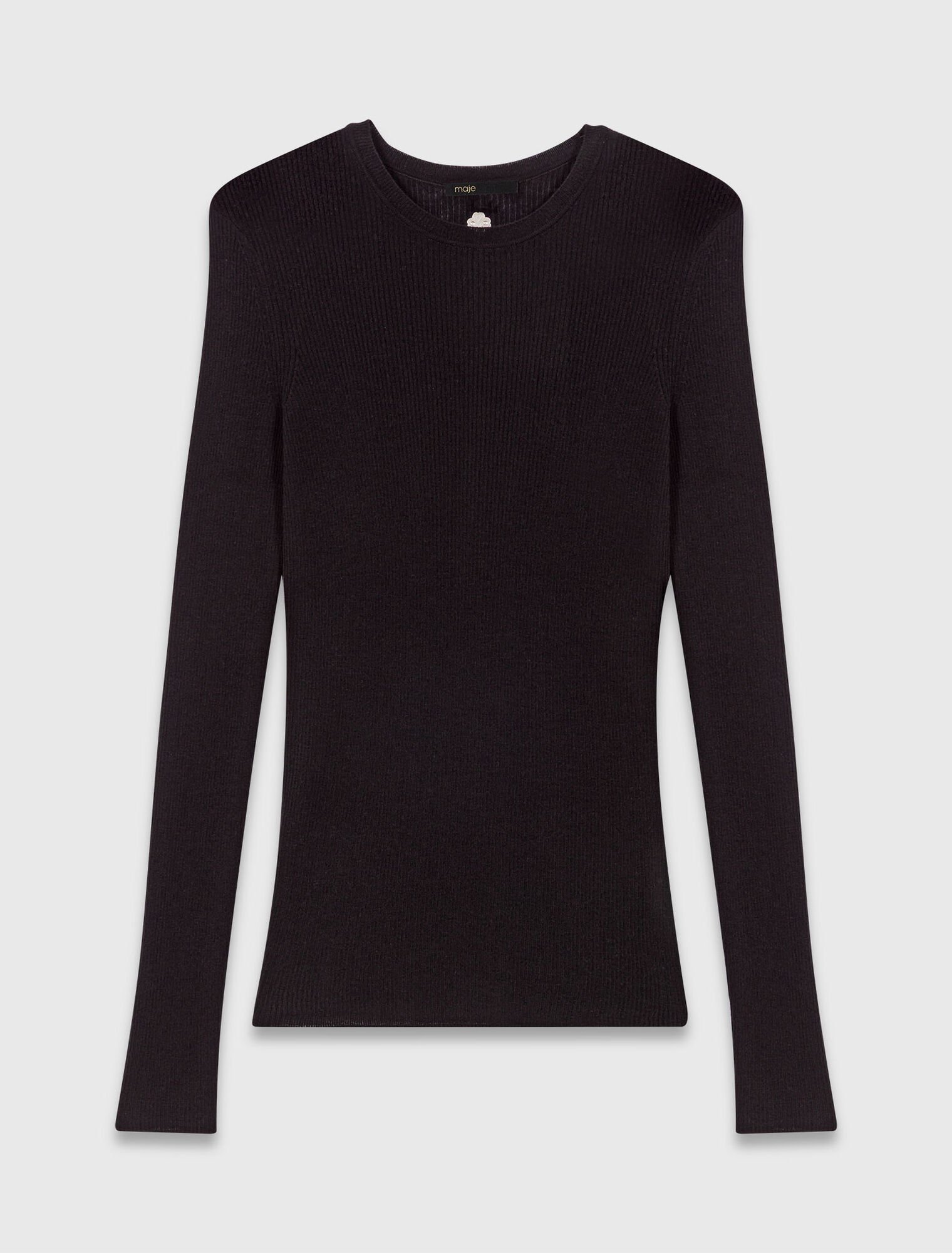 Pull col rond seconde peau
