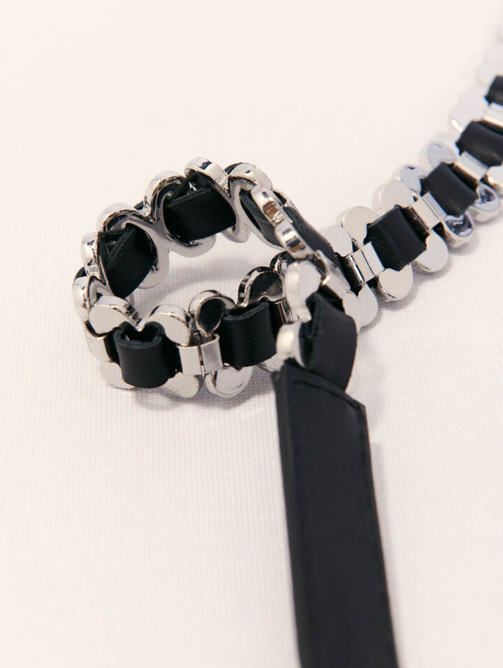 Ceinture mix chaine à boucle bijoux