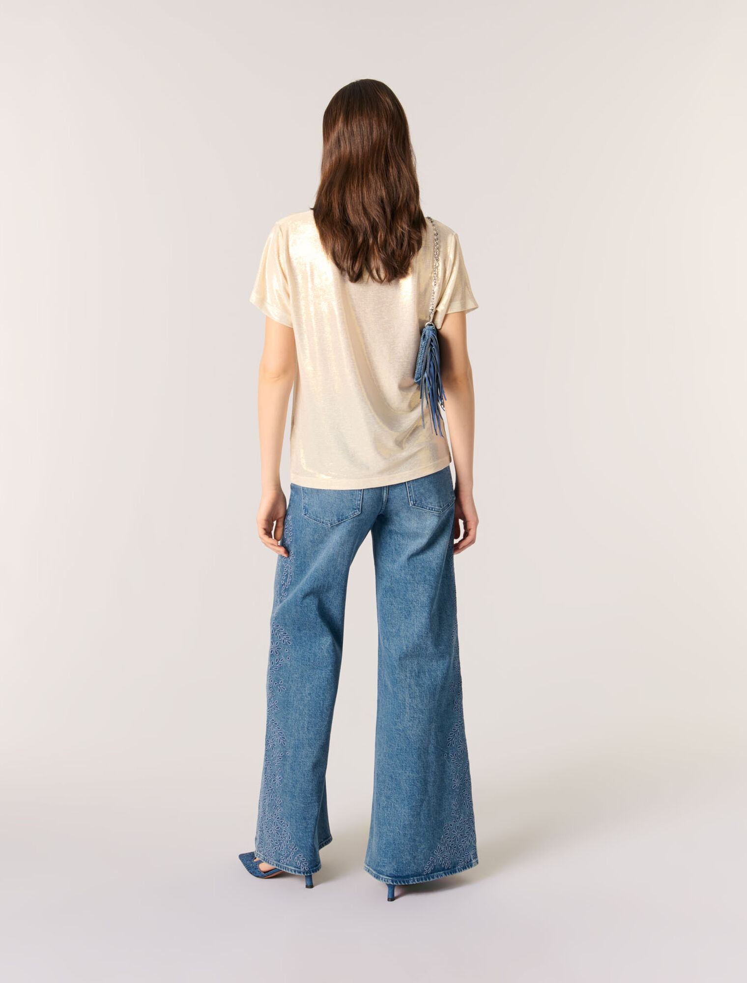 Tee-shirt lamé