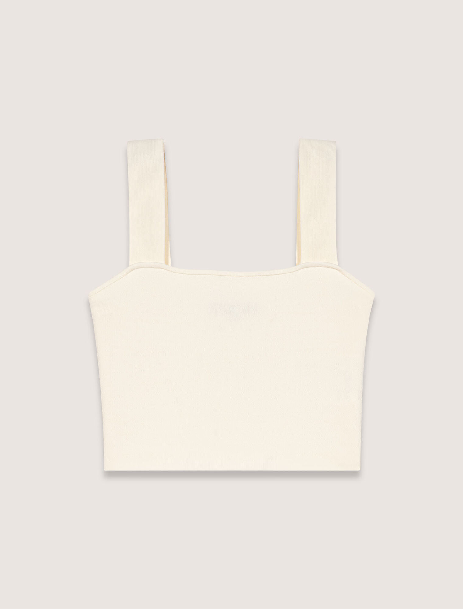 Knit crop top