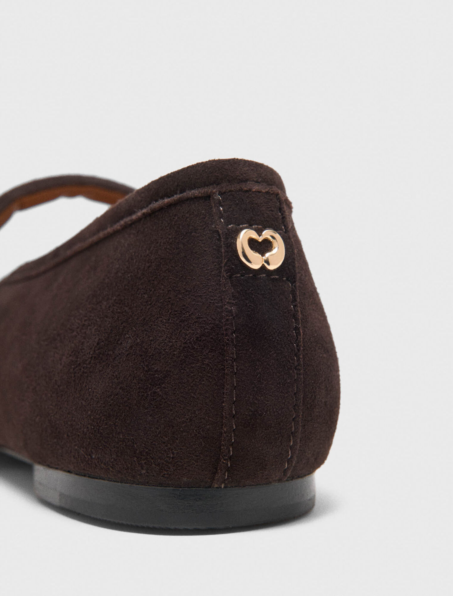 Suede ballet flats