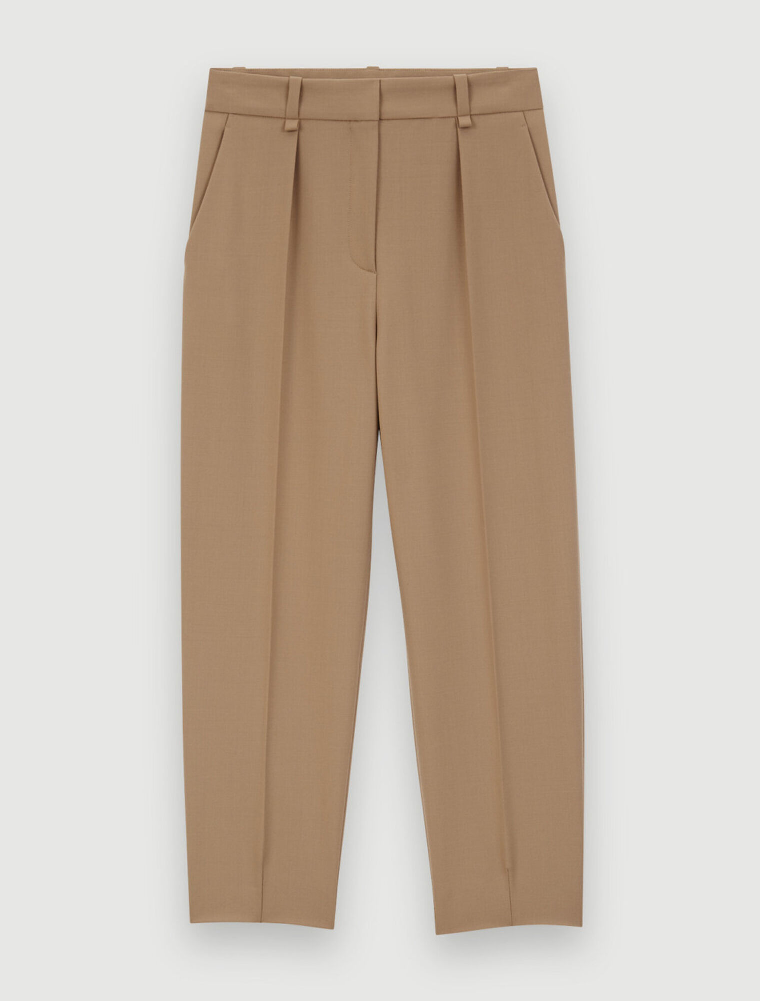 Pantalon tailleur à plis