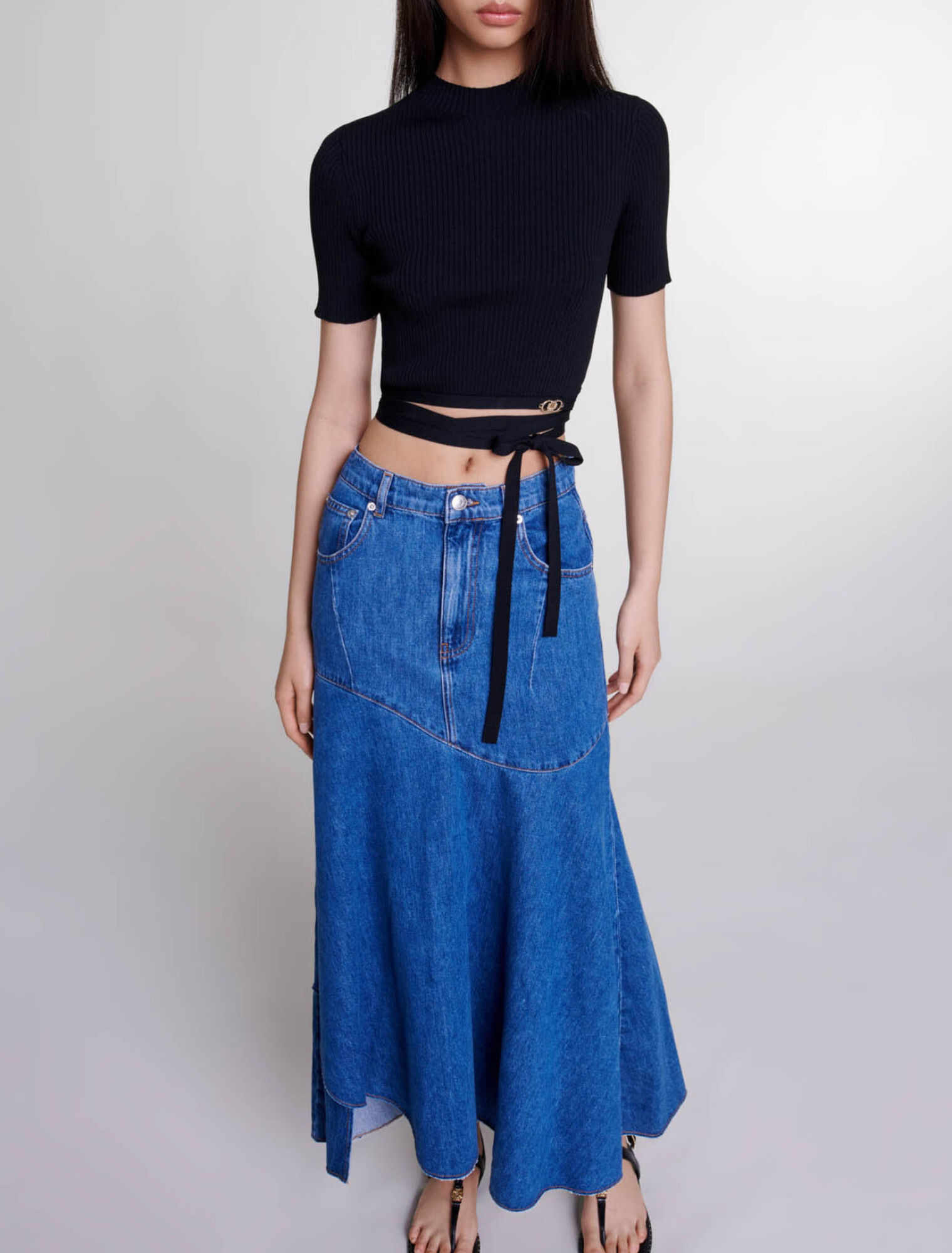 Crop top croisé