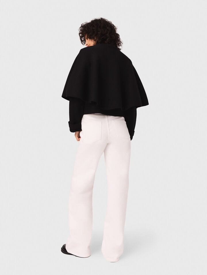 Cardigan effet cape