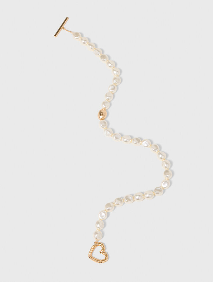 Pearl choker necklace