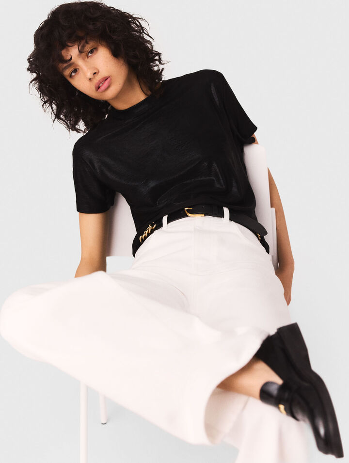 Tee-shirt lamé