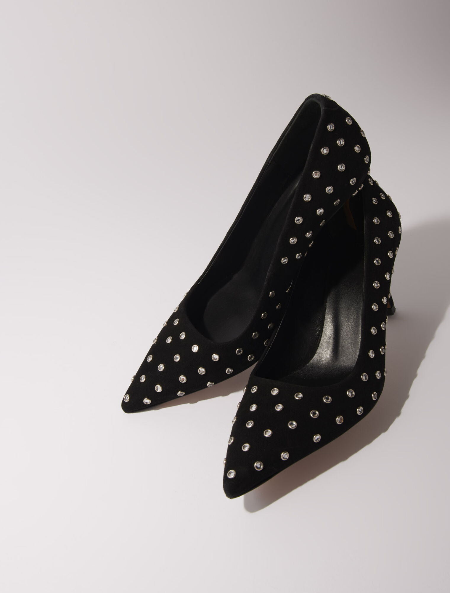 Escarpins pointus à strass