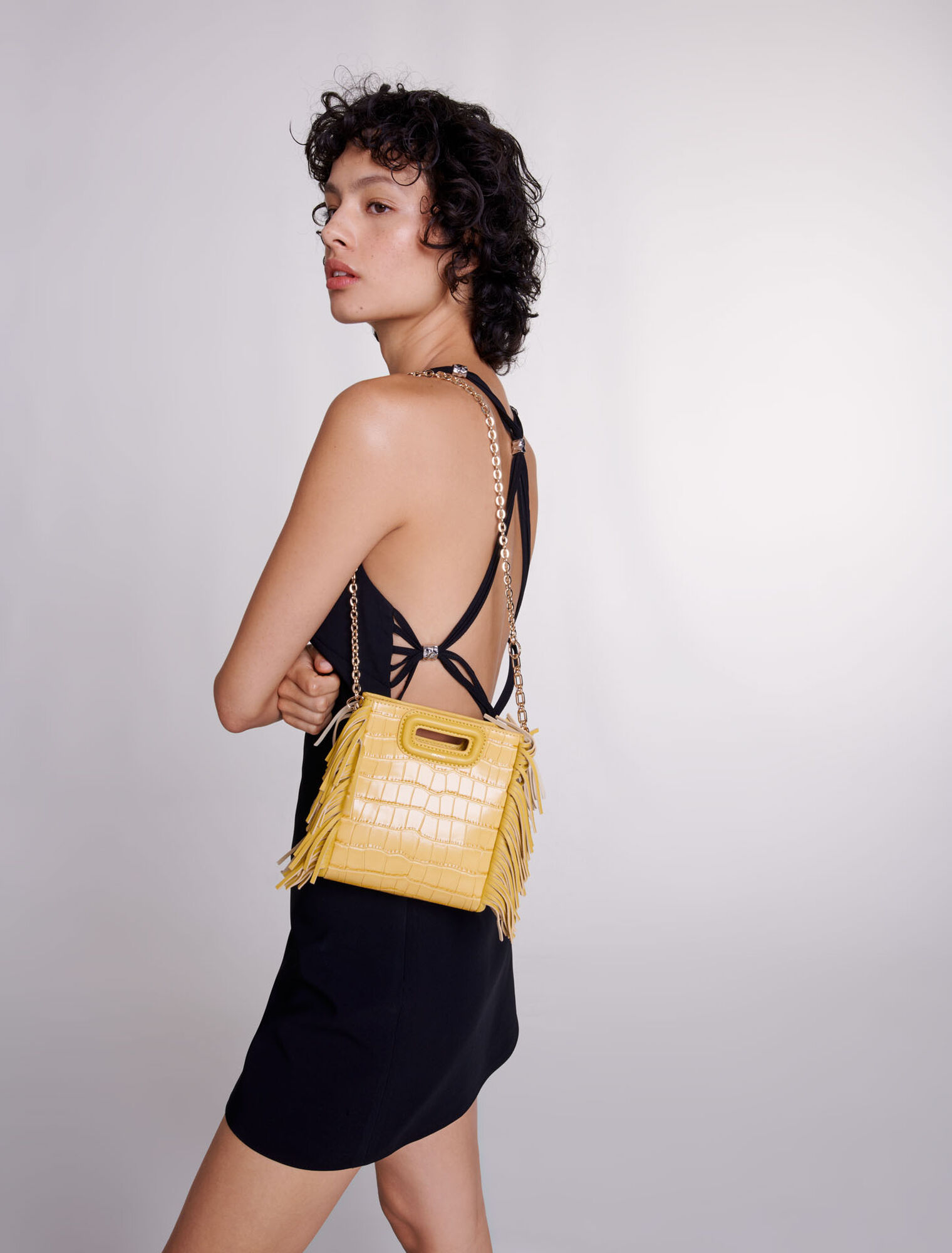 Robe courte à liens
