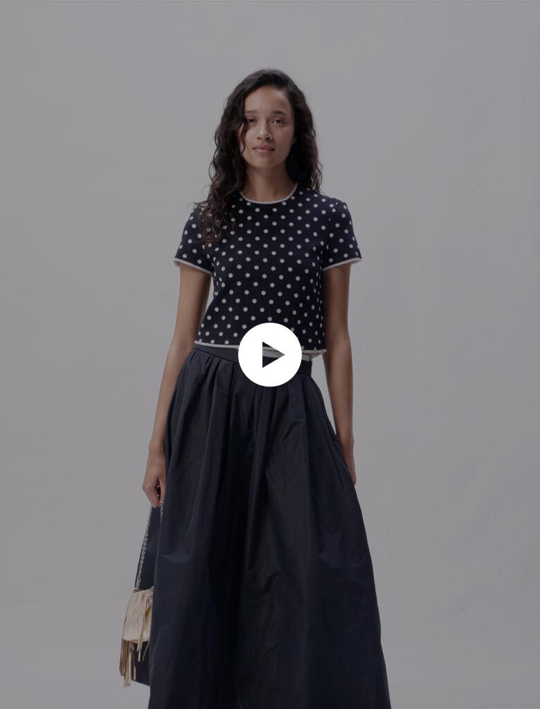 Jupe noir maje deals