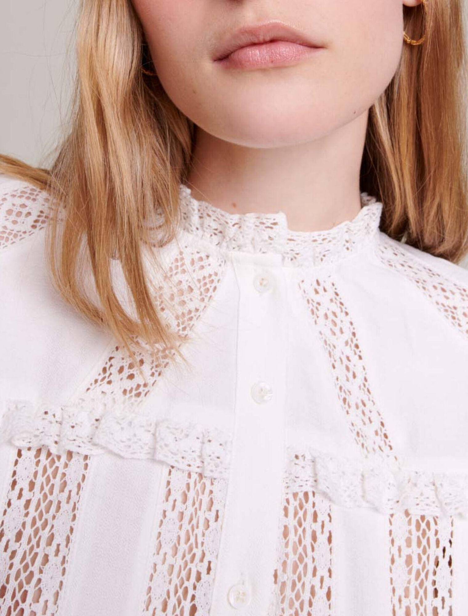 Openwork shirt