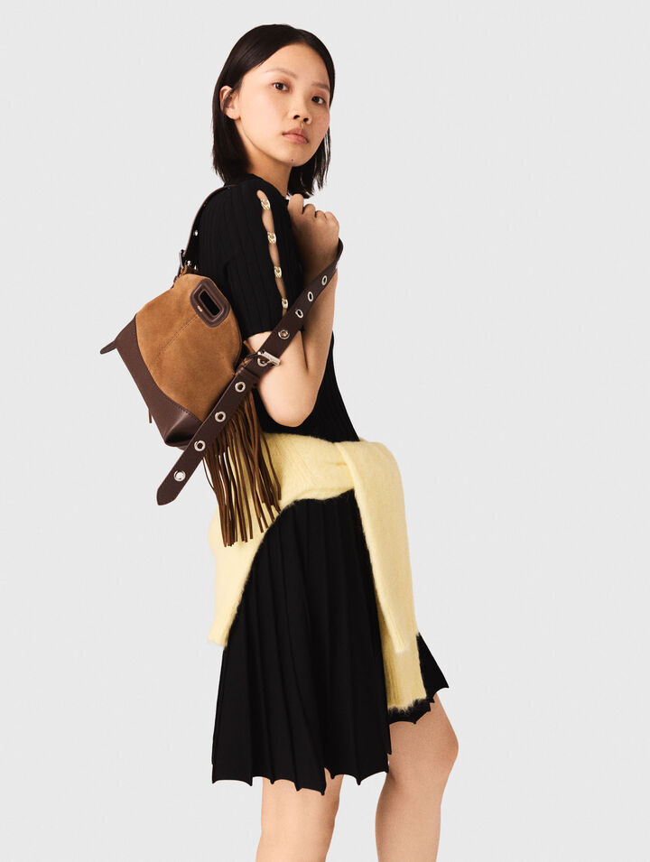 Robe courte en maille