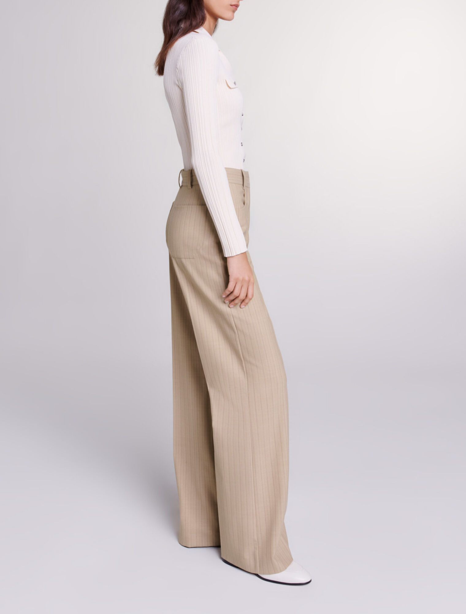 Pantalon taille haute