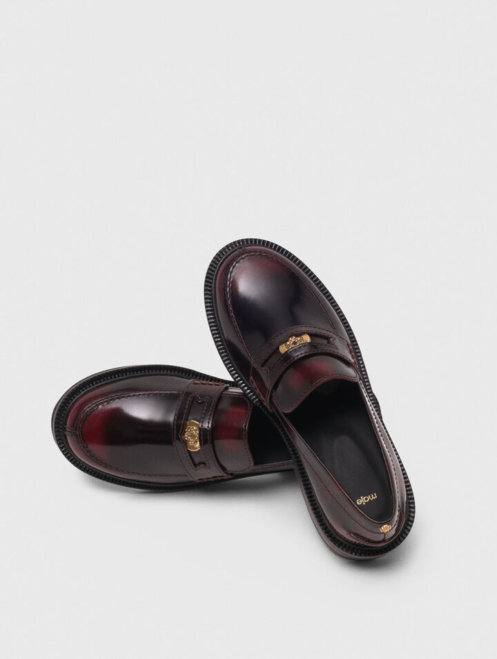 Mocassins en cuir