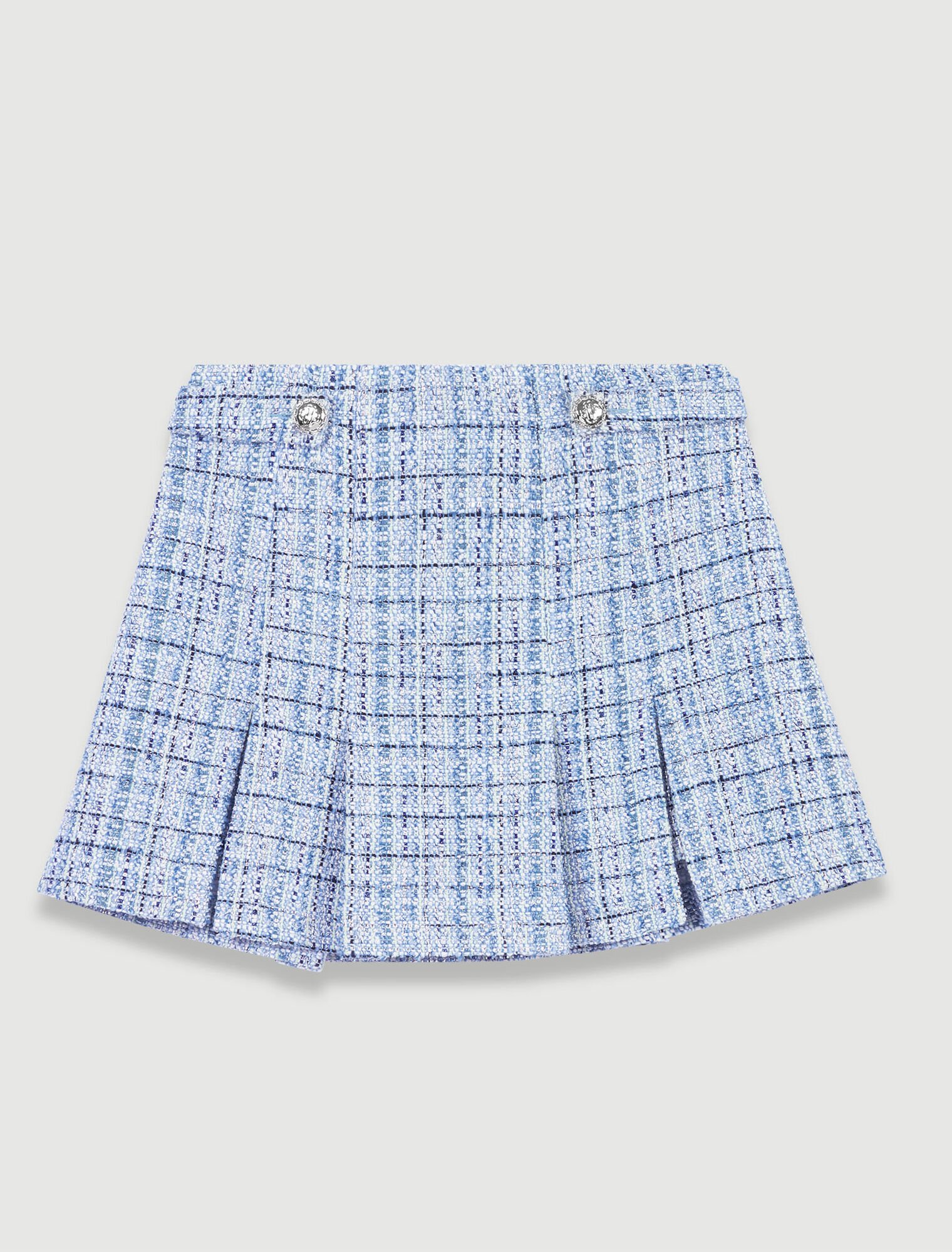 Short pleated skirt