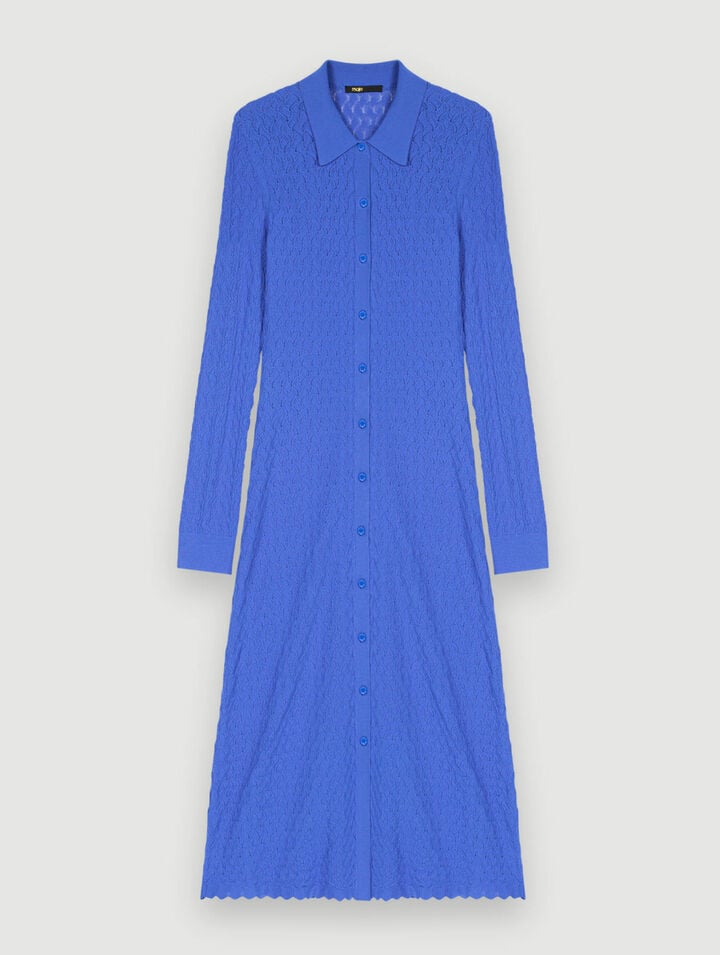 Pointelle cardigan