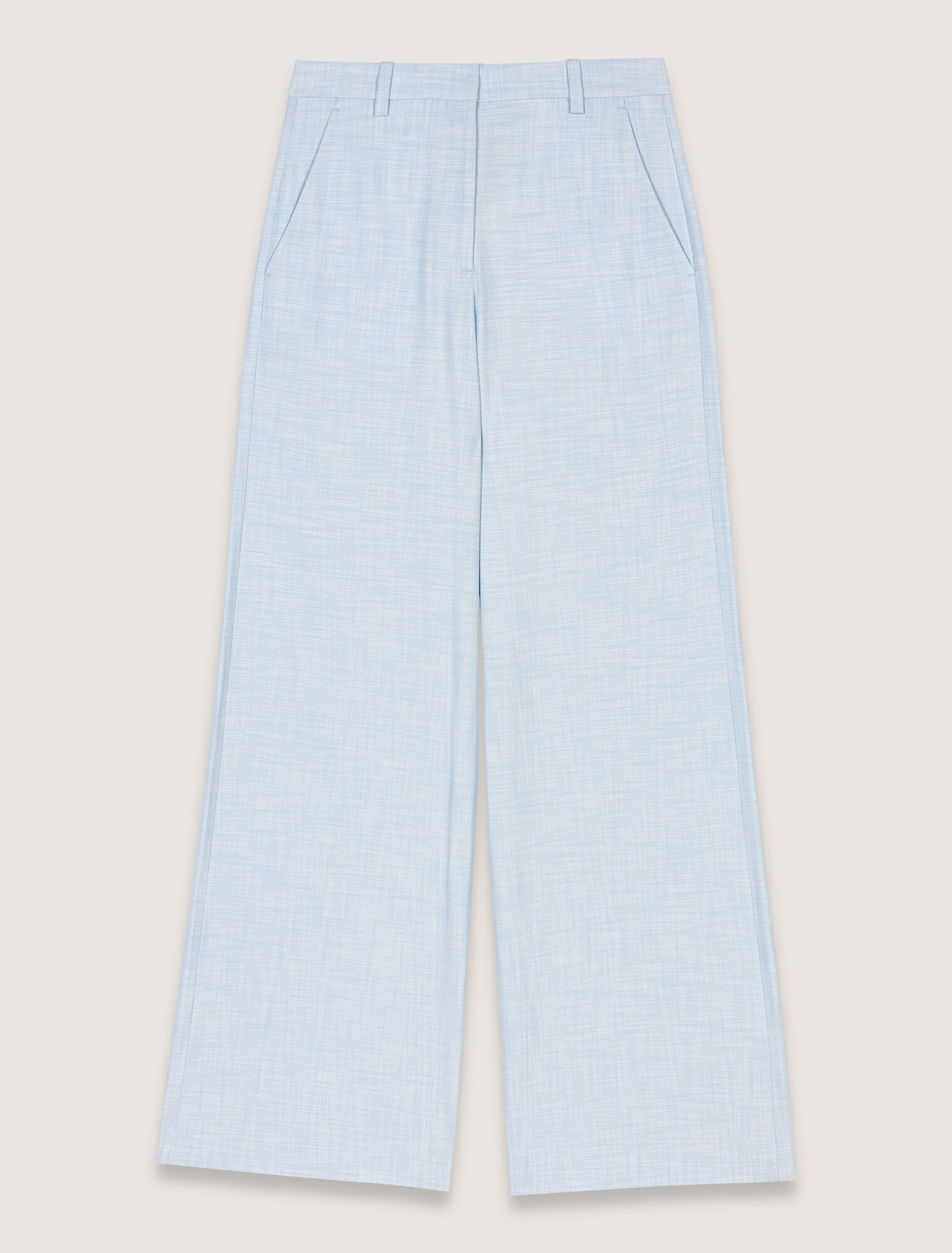 Wide-leg suit trousers