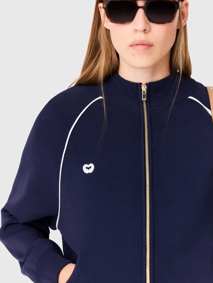 Cardigan zipp&eacute;